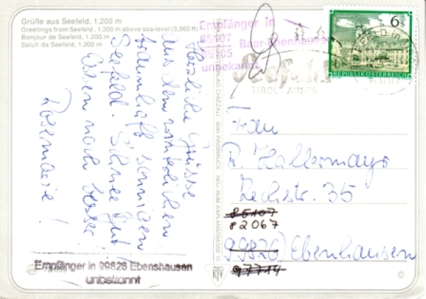 Kals am Großglockner - A 19xx 95 046 ●